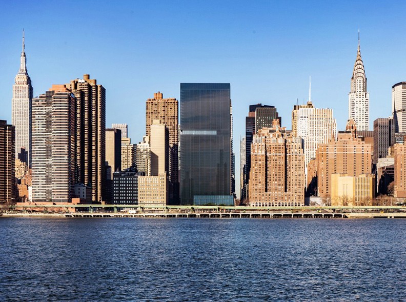 Black Tower in Manhattan